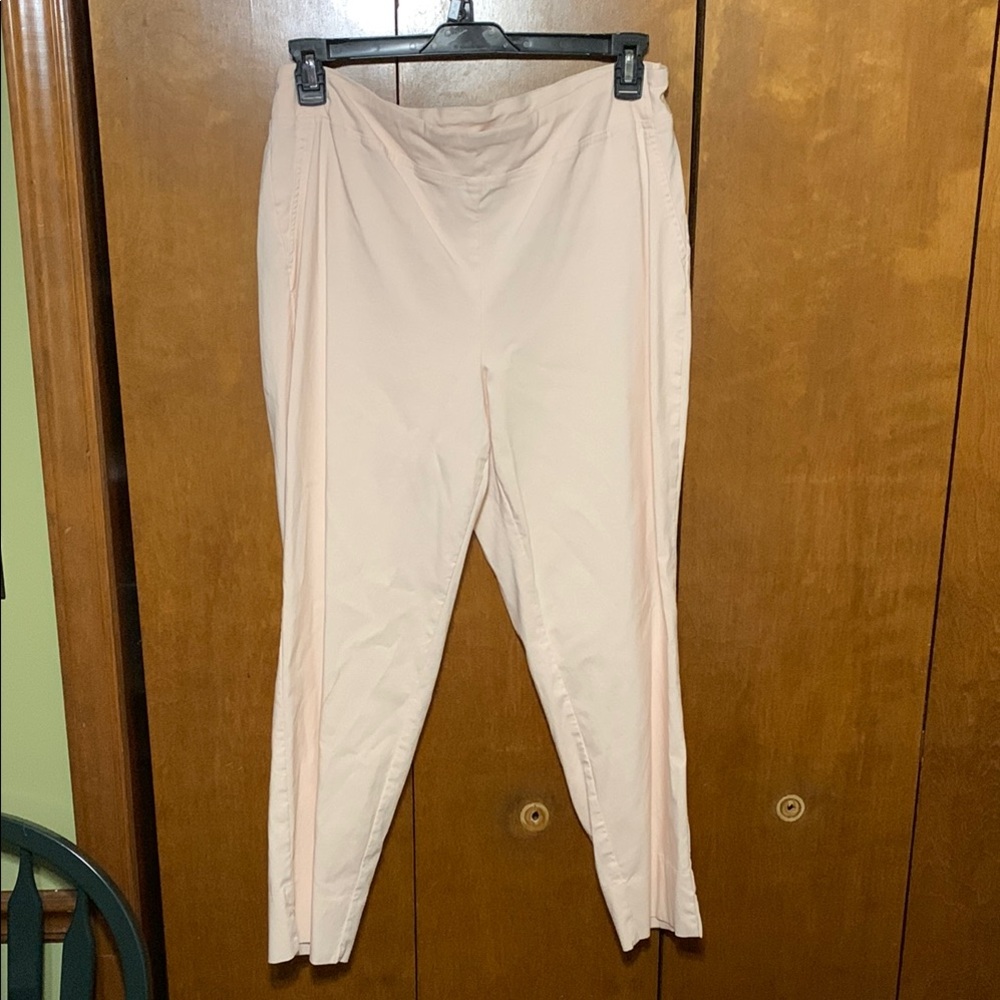 Carolina Belle- Soft Peach Pants with elastic waistband (16W)
